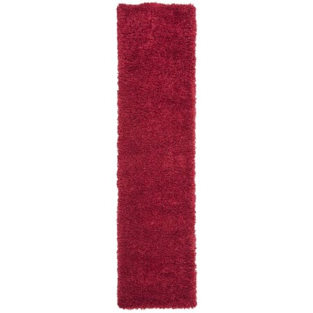 SAFAVIEH 5 x 8 ft. Madrid Shag Contemporary Style Rectangle Rug Red MDG256Q-5